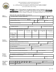 Form CL-1 Application for Minor&#039;s Certificate of Employment - Hawaii, Page 2