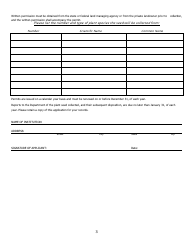 Application for the Non-commercial Collection of Highly Safeguarded Protected Native Plant Seed - Arizona, Page 3