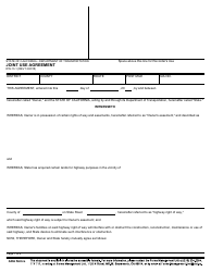 Document preview: Form RW-13-1 Joint Use Agreement - California