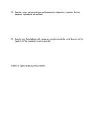 Compensation Limit Waiver Request Form - Minnesota, Page 3