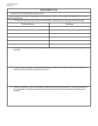 Form SFN62332 Renaissance Zone Application/Development Plan - North Dakota, Page 2