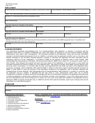 Form SFN62255 North Dakota Development Fund, Inc (Nddf) Angel Match Program of North Dakota (Amp) Application - North Dakota, Page 4