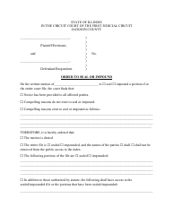 Document preview: Order to Seal or Impound - Jackson County, Illinois