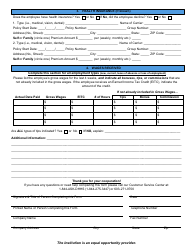 BFA Form 756 Employment Verification - New Hampshire, Page 2
