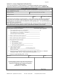 Form DBPR PG4701 Application for Licensure - Professional Geologist - Florida, Page 14