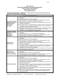 Form DBPR PG4701 Application for Licensure - Professional Geologist - Florida, Page 2
