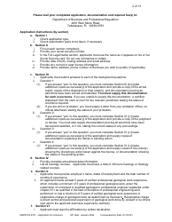 Form DBPR PG4701 Application for Licensure - Professional Geologist - Florida, Page 3