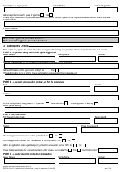 Form DV1 Application for a Protection Order - Queensland, Australia, Page 2