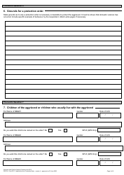 Form DV1 Application for a Protection Order - Queensland, Australia, Page 4