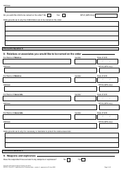 Form DV1 Application for a Protection Order - Queensland, Australia, Page 5