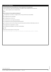 Form 12A Employer Response to Application for Reinstatement - Queensland, Australia, Page 3