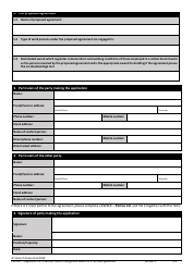 Form 47 Application for a Decision About a Designated Award for a Certified Agreement - Queensland, Australia, Page 2