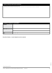 Form 84 Application for an Order Protecting Complainant&#039;s Interests - Queensland, Australia, Page 3