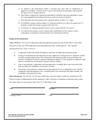 Form 25D-151 Certificate of Buy American Compliance - Alaska, Page 2