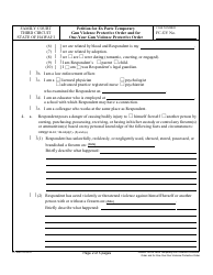 Form 3F-P-497 Petition for Ex Parte Temporary Gun Violence Protective Order and Petition for One-Year Gun Violence Protective Order - Hawaii, Page 2