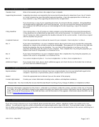 Form ARB-COTA2 City of Toronto Act Complaint - Comparables - Ontario, Canada, Page 2