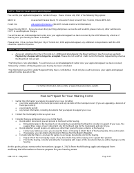 Form ARB-COTA1 City of Toronto Act Application/Appeal - Apportionment - Ontario, Canada, Page 3