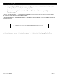 Form ARB-COTA6 City of Toronto Act Application - by Treasurer - Ontario, Canada, Page 3