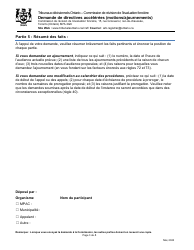 Demande De Directives Accelerees (Motions/Ajournements) - Ontario, Canada (French), Page 3