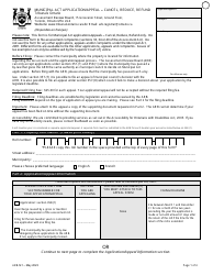 Form ARB-M1 Municipal Act Application/Appeal - Cancel, Reduce, Refund - Ontario, Canada, Page 4