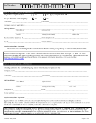 Form ARB-M6 Municipal Act Application/Appeal - Limitation of Taxes - Ontario, Canada, Page 5