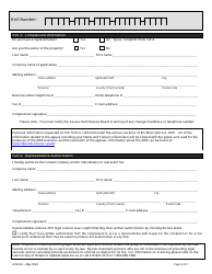 Form ARB-M4 Municipal Act Complaint - Vacant Unit Rebate - Ontario, Canada, Page 5