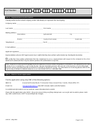 Form ARB-M7 Municipal Act Application - by Treasurer - Ontario, Canada, Page 6