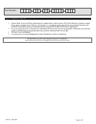Form ARB-M7 Municipal Act Application - by Treasurer - Ontario, Canada, Page 7