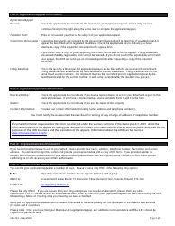 Form ARB-M3 Municipal Act Application/Appeal - Sickness or Poverty - Ontario, Canada, Page 2