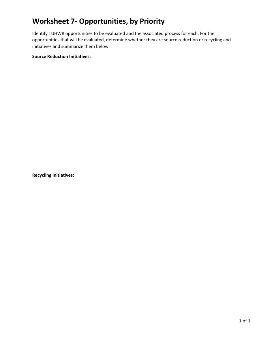 Complete Plan - Worksheets 1-10 - Toxic Use and Hazardous Waste Reduction (Tuhwr) - Vermont, Page 10