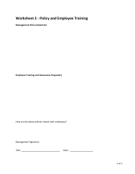 Complete Plan - Worksheets 1-10 - Toxic Use and Hazardous Waste Reduction (Tuhwr) - Vermont, Page 2