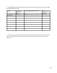 Complete Plan - Worksheets 1-10 - Toxic Use and Hazardous Waste Reduction (Tuhwr) - Vermont, Page 5