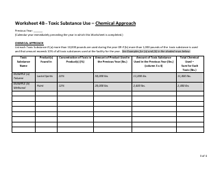 Complete Plan - Worksheets 1-10 - Toxic Use and Hazardous Waste Reduction (Tuhwr) - Vermont, Page 6