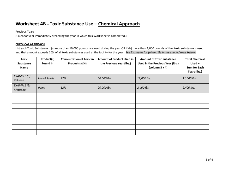 Complete Plan - Worksheets 1-10 - Toxic Use and Hazardous Waste Reduction (Tuhwr) - Vermont, Page 6