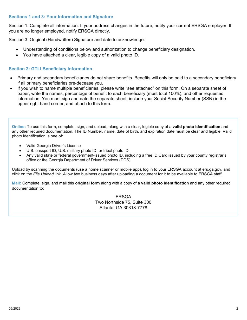 Form I1-LRS - Fill Out, Sign Online and Download Fillable PDF, Georgia ...