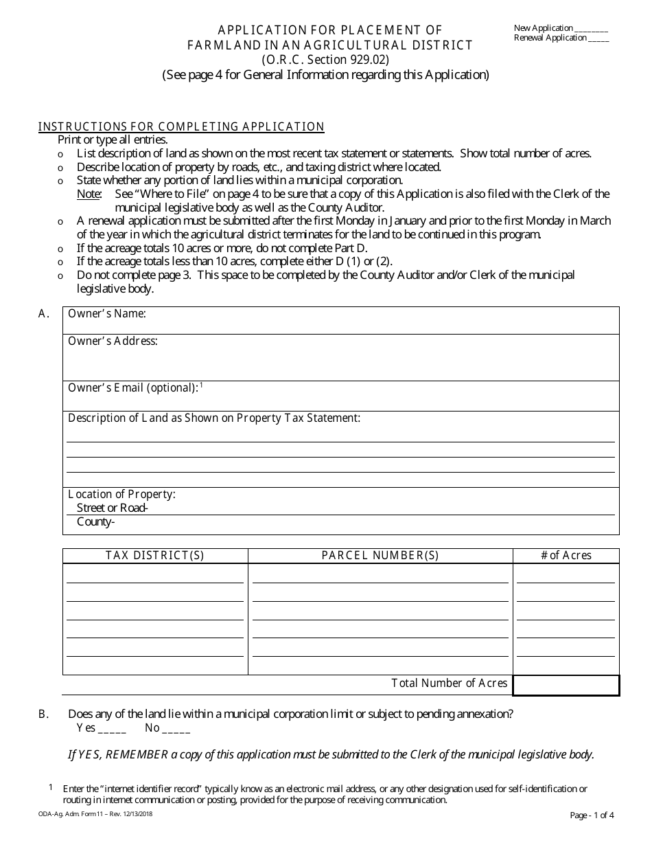 Form 11 - Fill Out, Sign Online And Download Fillable PDF, Holmes ...