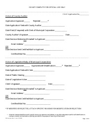Form 11 Application for Placement of Farmland in an Agricultural District - Holmes County, Ohio, Page 3
