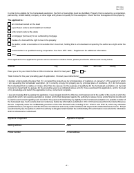 Form DTE105A Homestead Exemption Application for Senior Citizens, Disabled Persons and Surviving Spouses - Ohio, Page 2