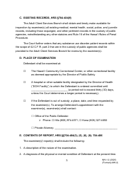 Form MH-1.2 (3C-P-506) Order Suspending Proceedings for Examination of Defendant as to Fitness to Proceed Pursuant to Hrs Chapter 704 and Order for Transport - Hawaii, Page 3