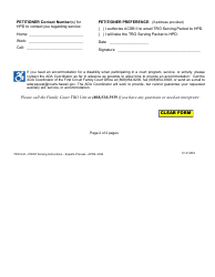 Form 1F-P-3053 Serving Instructions - Hawaii, Page 2