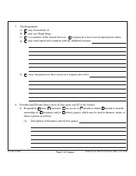 Form 1F-P-752A Petition for an Order for Protection - Hawaii, Page 5