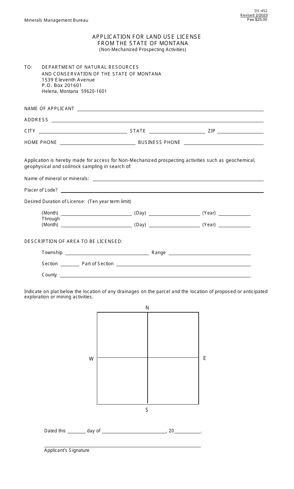 form-ds-452-download-fillable-pdf-or-fill-online-application-for-land