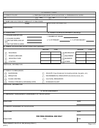FEMA Form FF-104-FY-21-166 Request for Fire Management Assistance Declaration, Page 2