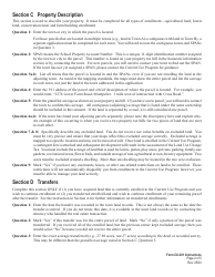 Instructions for Form CU-301 Use Value Appraisal Application for Agricultural Land, Forest Land, Conservation Land and Farm Buildings - Current Use Program - Vermont, Page 2