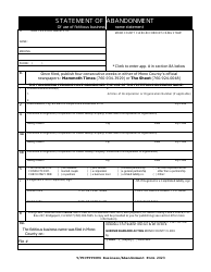 Form 2023 Fictitious Business Name Statement of Abandonment - Mono County, California, Page 2