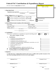 Federal Pac Contributions &amp; Expenditures Report - County Clerk - Wyoming, Page 2