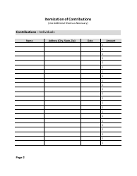 Federal Pac Contributions &amp; Expenditures Report - County Clerk - Wyoming, Page 3