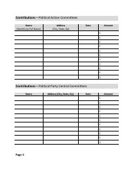 Federal Pac Contributions &amp; Expenditures Report - County Clerk - Wyoming, Page 4