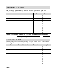 Federal Pac Contributions &amp; Expenditures Report - County Clerk - Wyoming, Page 6