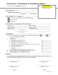 Federal Pac Contributions &amp; Expenditures Report - Secretary of State - Wyoming, Page 2